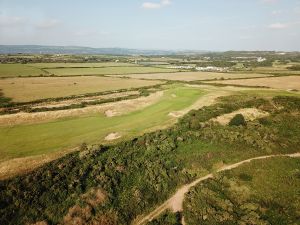 Royal Porthcawl 6th Aerial Trees